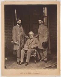 General Robert E. Lee und Stab